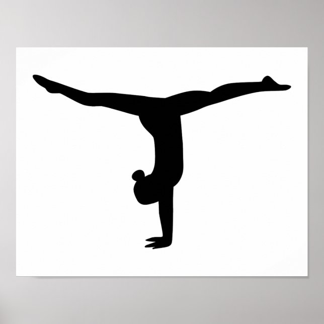 Poster Yoga de gymnastique (Devant)