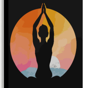 Poster yoga equilibre