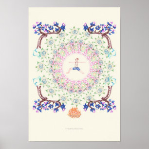 Poster yoga Garden IV