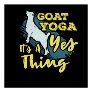 Poster Yoga Goat Goatyoga
