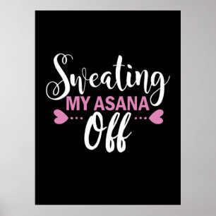 Poster Yoga Lover   J'Aspirais Ma Asana
