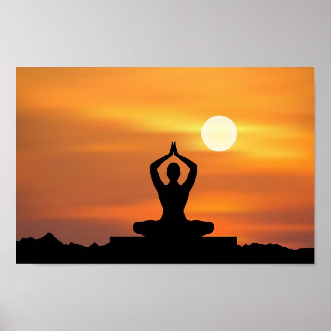 Poster Yoga - Méditation (Devant)