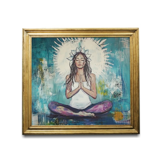 Poster Yoga Studio Art - Poche de méditation - Art de pri (Yoga Art Poster)