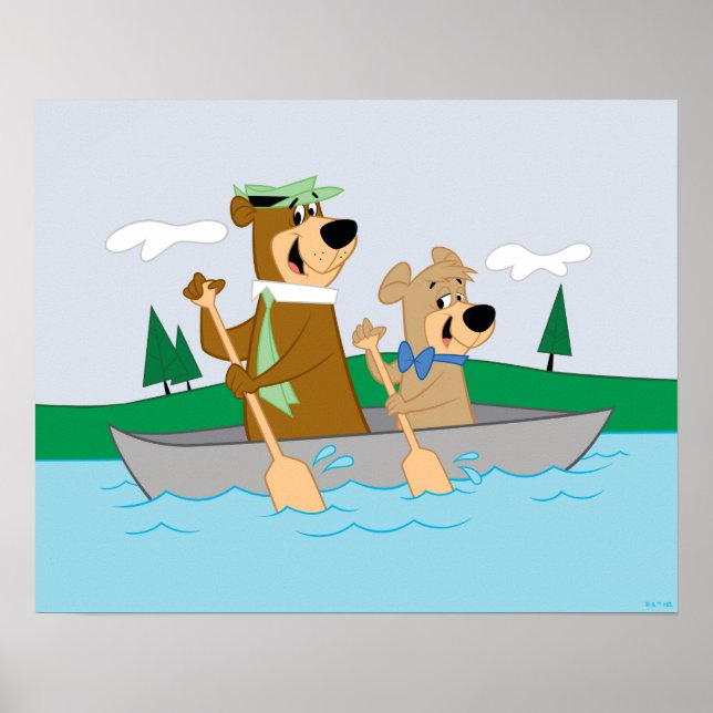 Poster Yogi Bear et Boo Boo Fun Canoe Adventure (Devant)