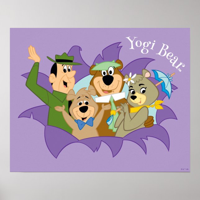 Poster Yogi Ours et amis Surprise (Devant)