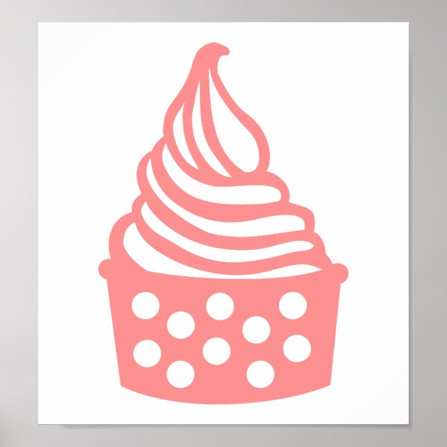 Poster Yogurt glacé (Devant)