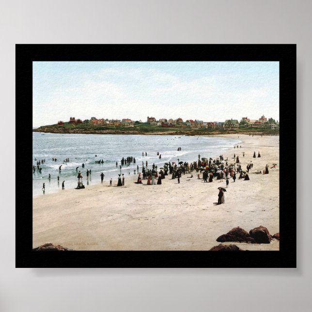 Poster York Beach, Maine 1901 (Devant)