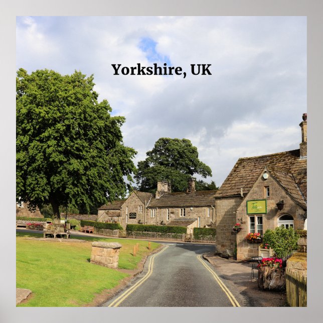 Poster Yorkshire, Royaume-Uni (Devant)