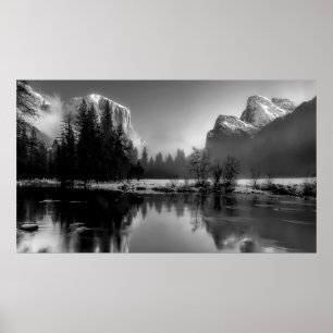 POSTER YOSEMITE HIVER