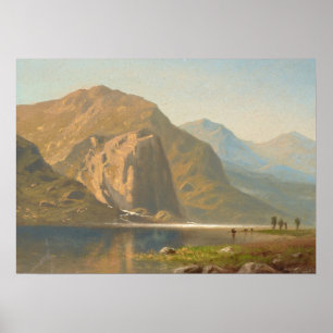 Poster Yosemite Paysage Majestic par Albert Bierstadt