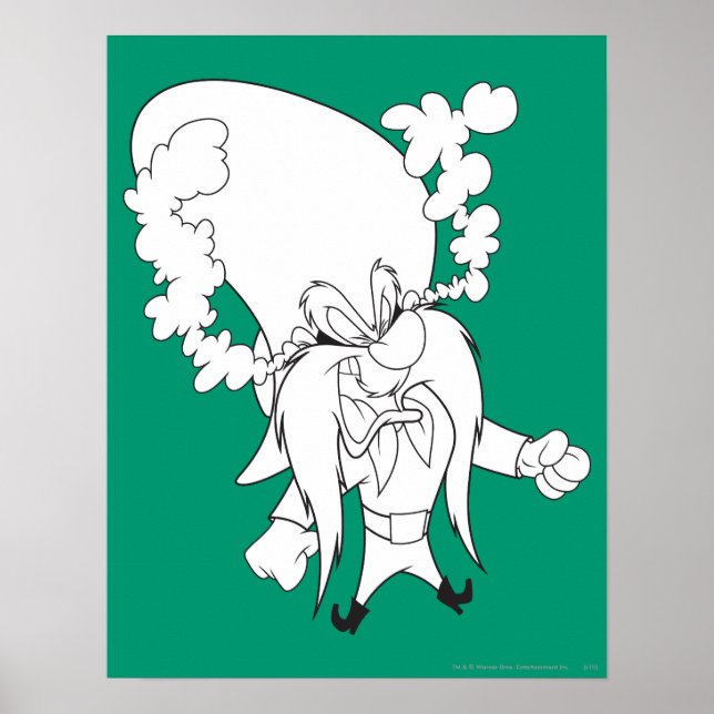 Poster Yosemite Sam Steaming Mad (Devant)
