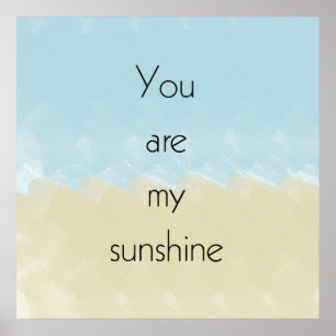 Poster You Are My Sunshine