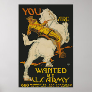 Poster You Are Wanted By The Army