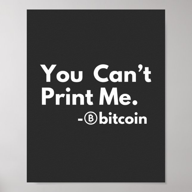 Poster you cant print (Devant)