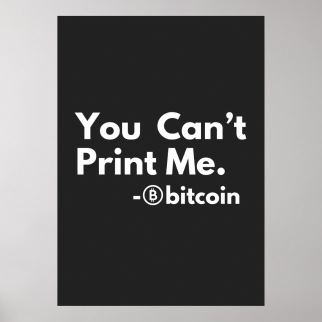 Poster you cant print (Devant)
