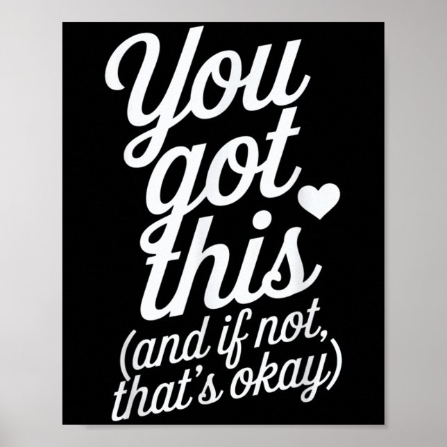 Poster You Got This Motivational Quote Design  (Devant)