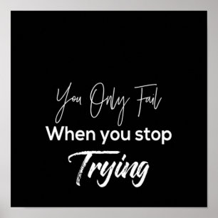 Poster you only fail wstop