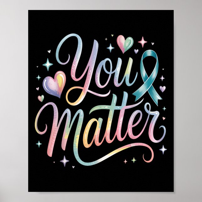 Poster You Suicide Prevention Awareness  (Devant)