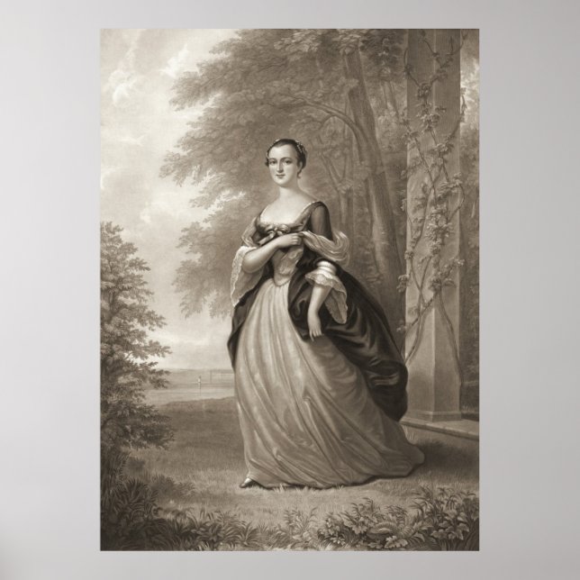 Poster Young Martha Washington 1863 (Devant)