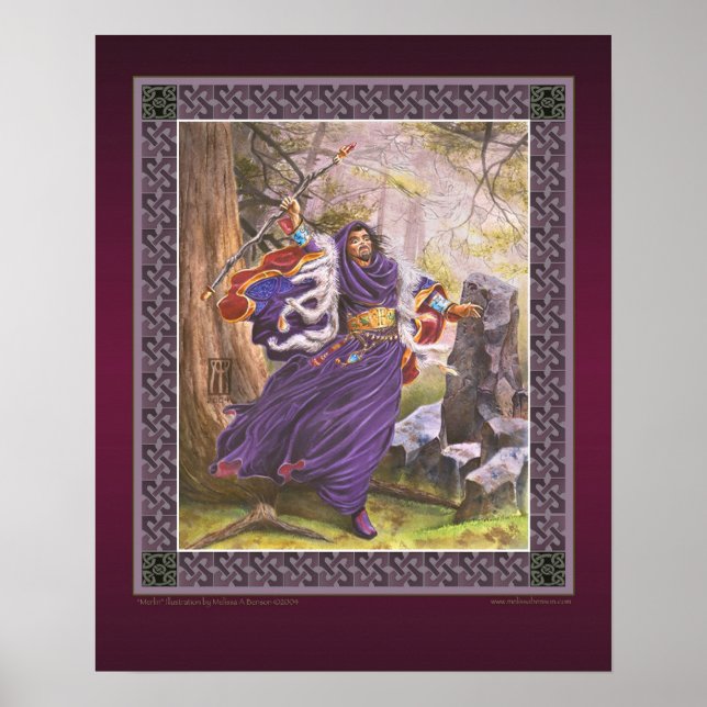 Poster Young Merlin RPG Art (Devant)