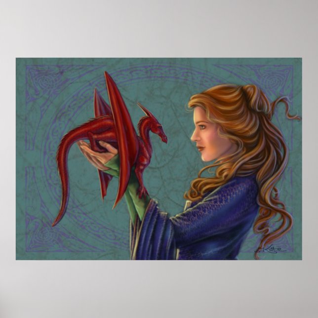 Poster Young Red Dragon (Devant)