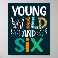 Young Wild And Six Funny Girl Boy 6e anniversaire