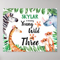 Young Wild et Three Safari Animal 3ème anniversair