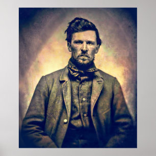 Poster Young Wyatt Earp c. 1870