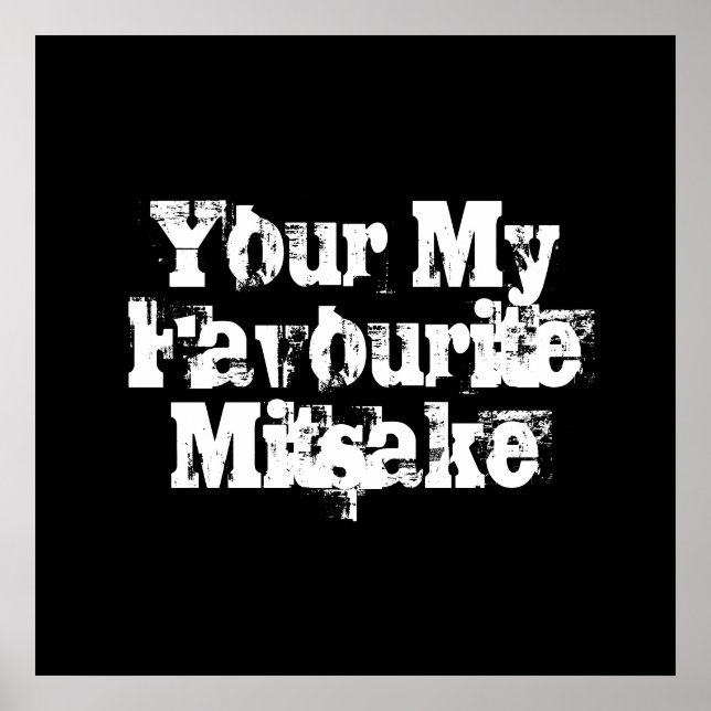 Poster Your My Favourite Mitsake (Devant)