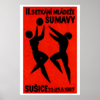 Poster Youth Convention Sports - Matchbox Print - Czech
