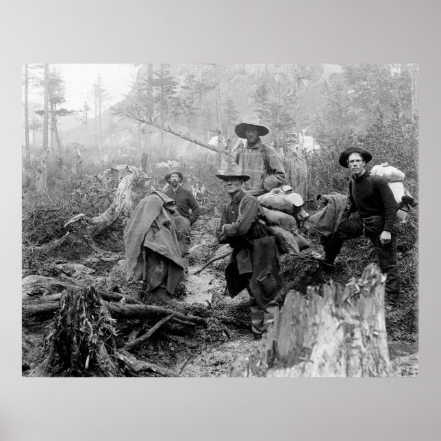 POSTER YUKON GOLD RUSH 1897 (Devant)