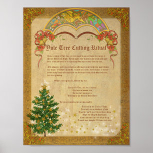 POSTER YULE TREE COUPER RITUEL