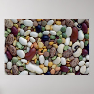 Poster Yummy Haricots mixtes