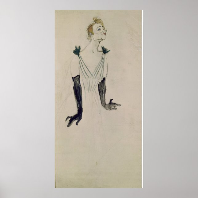 Poster Yvette Guilbert, 1894 (Devant)