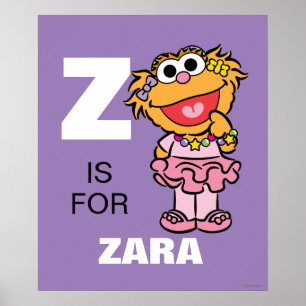 Poster Z est pour Zoe   Ajouter Votre Nom