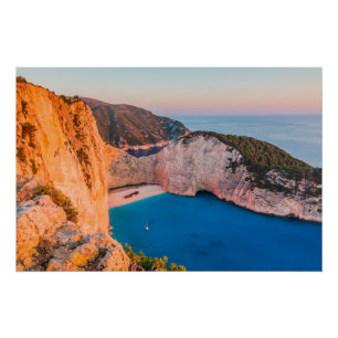 Poster Zakynthos, Grèce.