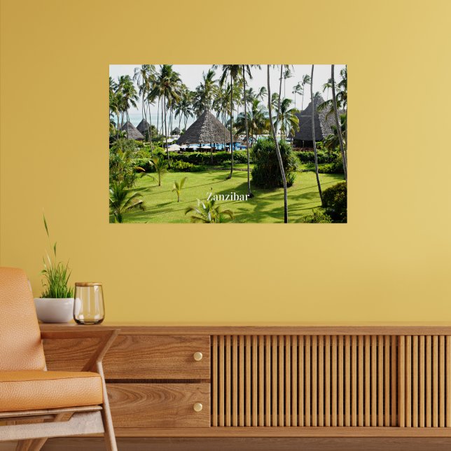 Poster Zanzibar paradis tropical (Salon 2)