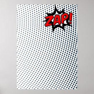 Poster Zap Comics Book Effets