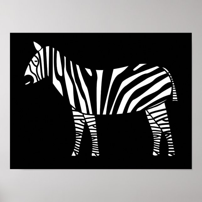 Poster Zebra (Devant)