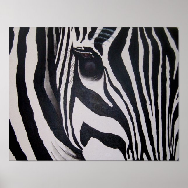 Poster Zebra (Devant)
