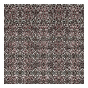 Poster Zebra Brown