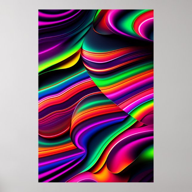 Poster #ZebraPattern #WildlifeArt #AnimalPrint (Devant)