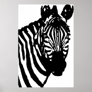 Poster zèbre.