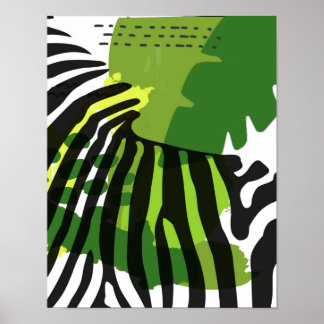 Poster Zèbre africain