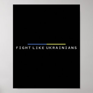 Poster Zelensky Ukrainien Ukraine Armée Vert Combat Comme