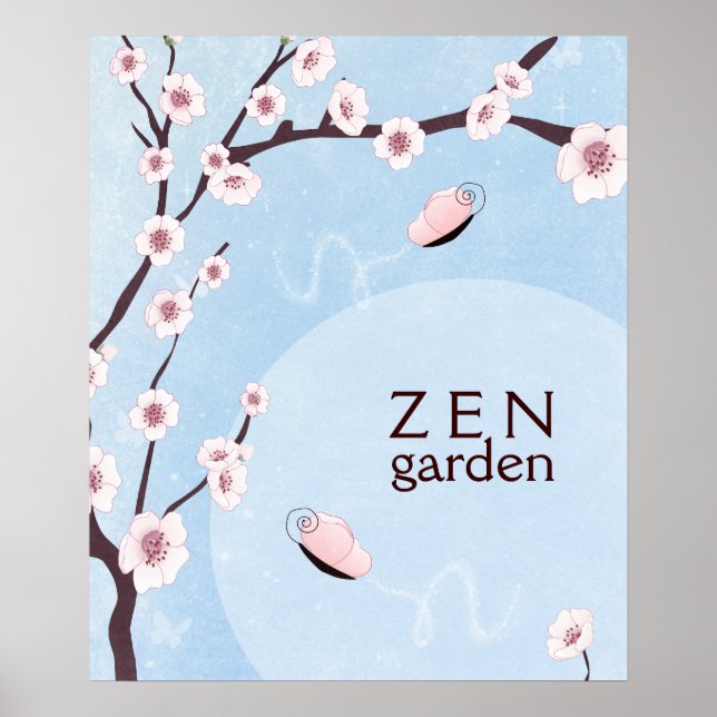 Poster Zen Garden (Devant)