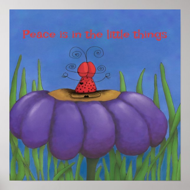 Poster Zen Ladybug (Devant)