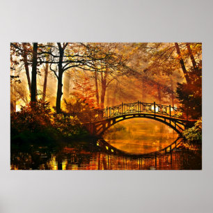 Poster Zen paradise bridge, peace and love by healinglove