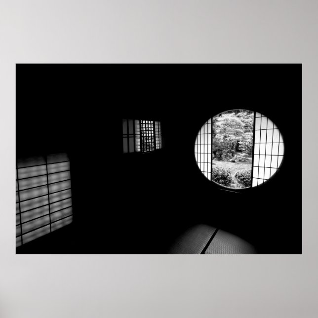 POSTER ZEN TEMPLE THÉ MAISON INTÉRIEUR (Devant)
