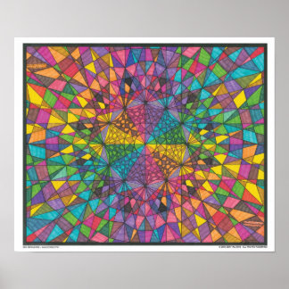 Poster Zen Webverse - Kaleidoscopie